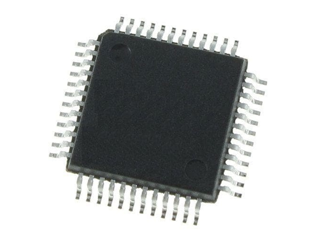 主流微控制器STM32F102CBT6：48 MHz CPU，具備USB FS